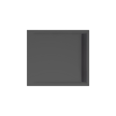 Xenz Easy Tray douchevloer - 100x90x5cm - acryl - zonder gootcover - ebony SW379224