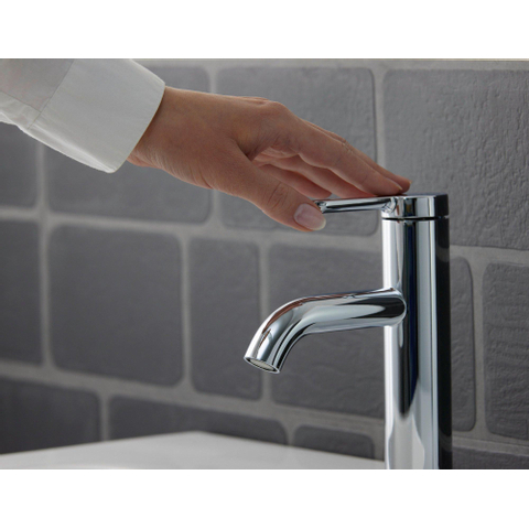 Duravit C.1 1 greeps wastafelmengkraan - 196x40x322mm - hoogglans chroom SW420714