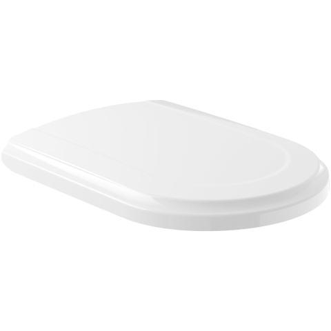 Villeroy & Boch Hommage closetzitting - softclose - quickrelease chroom scharnieren - White Alpine (glans wit) GA71465