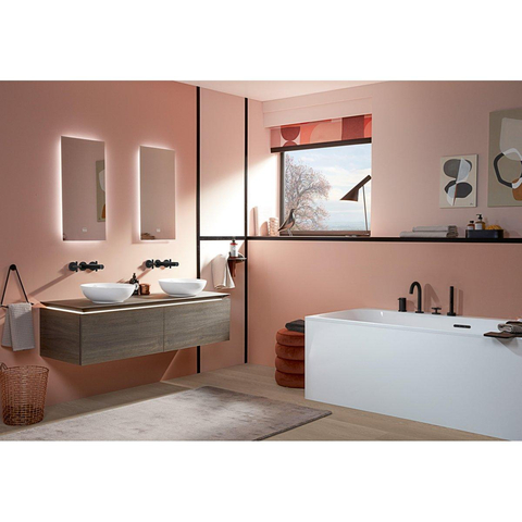 Villeroy & Boch Loop & Friends kunststof duobad acryl rechthoekig square - 180x80x47cm - glans wit SW701229