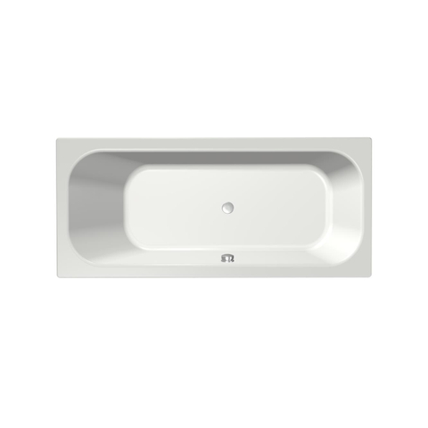 Xenz Aruba Baignoire - 180x80x48 - bonde Centrale - acrylique - blanc SW103115