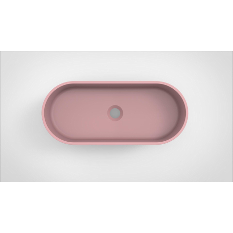 Arcqua Case waskom ovaal 60x26cm mat roze SW767318