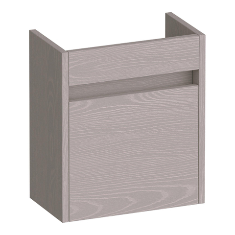 BRAUER Adore meuble lavabo - 40x45x22cm - avec 1 porte sans poignée ouvrant vers la droite Timber Greige SW1198178