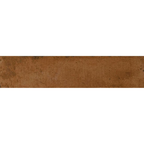 ÉCHANTILLON Ceralto Pavero Core Carrelage mural - 6X27cm - 7.7mm - Rectangle - Terracotta brillant SW1220889