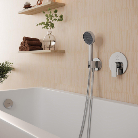 Hansgrohe Rebris E inbouw badmengkraan iBox Universal 2 chroom SW1567356