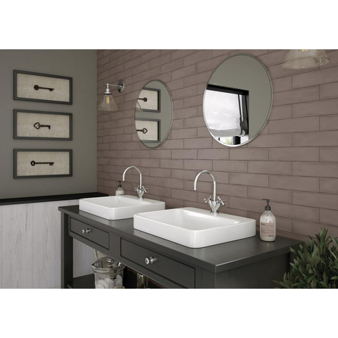 ÉCHANTILLON Terravito Pavero carreau mural - 7.5x30cm - Rectangle - 8.6mm - Vision mat SW736216