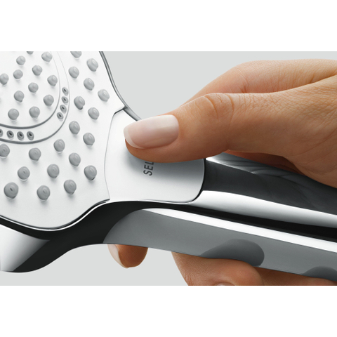 Hansgrohe Croma select s Handdouche Vario - ecosmart 1/2 x - diameter 11cm - met rain turbo rain en intense rain regenstraal wit/chroom - wit chroom 0605322