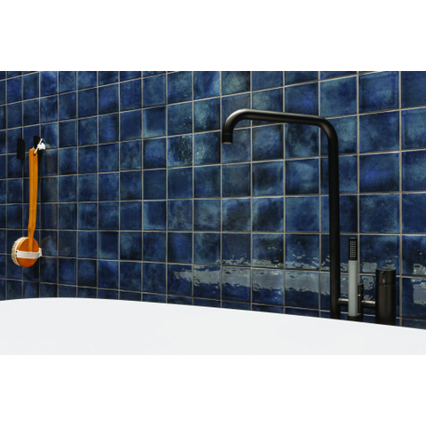 The Mosaic Factory Kasba mosaïque - 30x30cm - 6.5mm - carré - indigo brillant (bleu) SW798756
