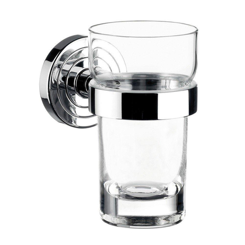 Emco Polo porte-verre avec verre chrome 0630740