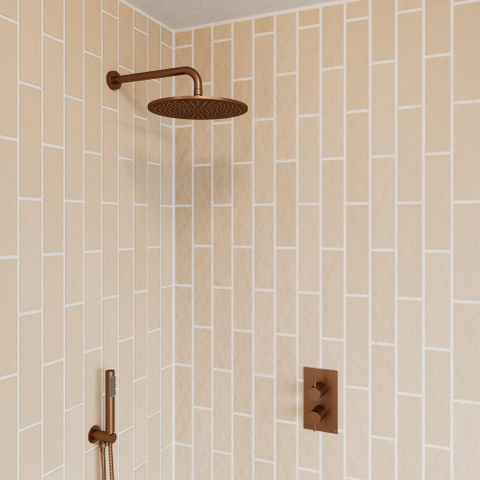 Crosswater Shower Kit Support douchette à main - 1 jet - Bronze brossé SW928080
