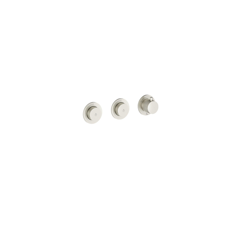 Crosswater Module MRPO Push 2 robinet encastré - douche - effet inox SW1386725