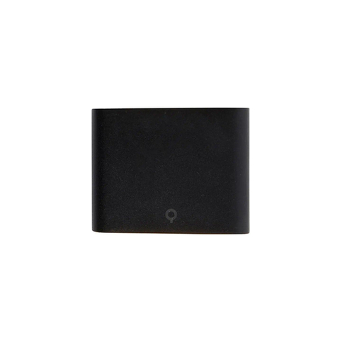 QAZQA Batt wandlamp - 11.5x9x3cm - incl. LED - IP65 - mat zwart SW1187212