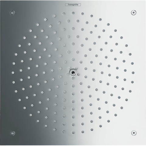 Hansgrohe Raindance Air afdekset - hoofddouche 26x26 cm. - plafondaansluiting. chr. - hoogglans chroom GA96136