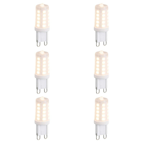 Luedd Ampoule LED - set de 6 - G9 - 3W - 2700K - 250LM - dimmable SW1211334