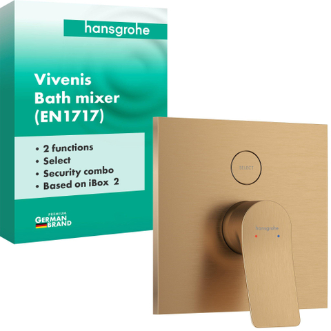 Hansgrohe Vivenis mengkraan inbouw voor iBox Universal 2 Brushed Bronze SW1567418