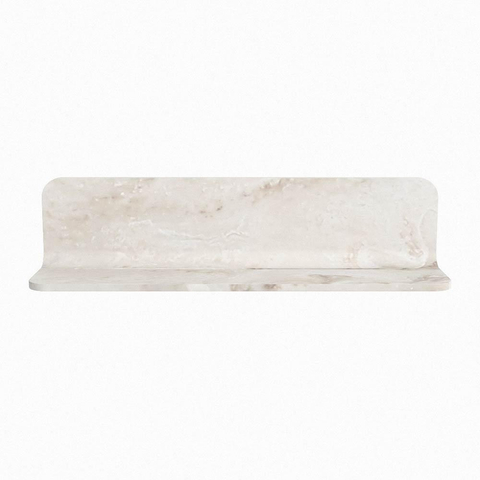 Mondiaz SPOT miroir – Ø 50 cm – avec tablette – Frappe (marbre beige) SW1235629
