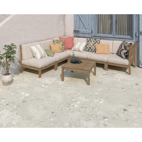 Modano Palma Lura Wandtegel - 60x120cm - 9mm - decor - gerectificeerd - Ivory mat SW1529374