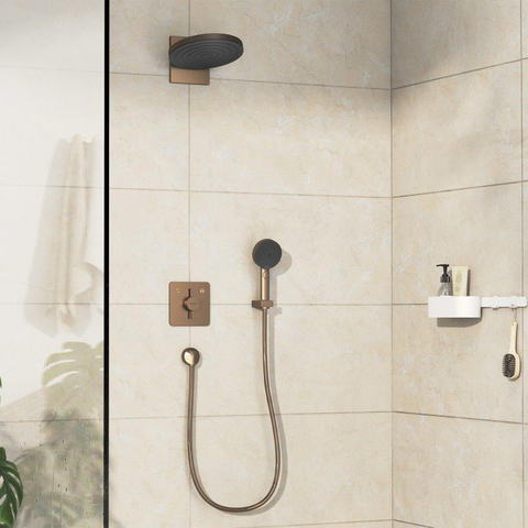 Hansgrohe Duoturn Q Mitigeur encastré pour 2 fonctions bronze brossé SW918513
