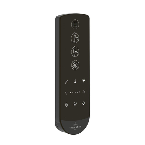 Villeroy & Boch Supreo Viclean douche wc - 61.2cm directflush CeramicPlus - spoelrandloos - Pure Black (zwart) SW1389918