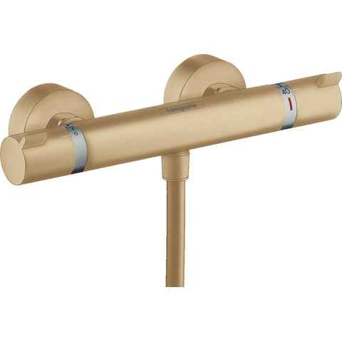 Hansgrohe Ecostat Comfort Douchekraan - thermostatisch - met koppelingen - thermostaat - geborsteld brons SW358654
