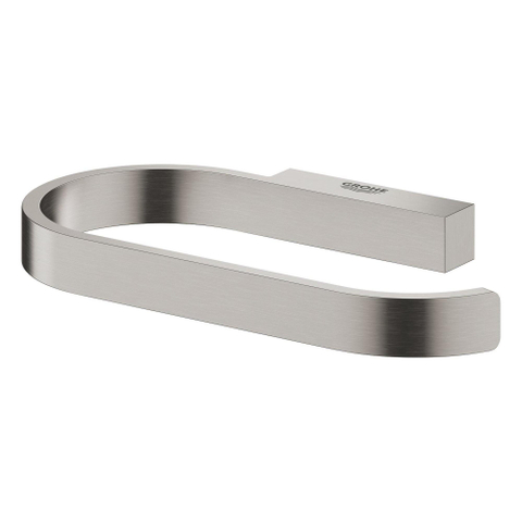 Grohe Selection Toiletaccessoires - closethouder - zonder klep - closetborstelset - handdoekhaak - Brushed Supersteel (RVS) SW1210919