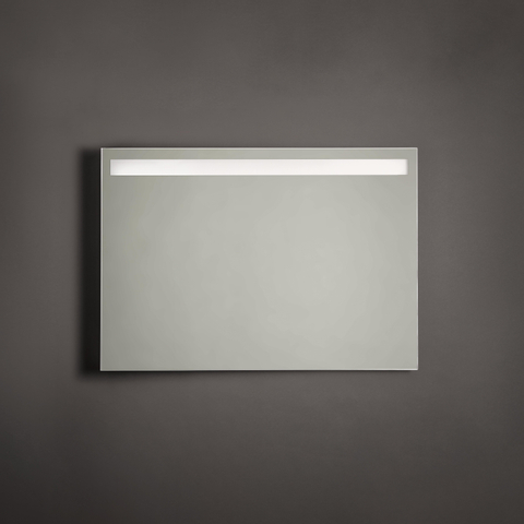 Adema Squared Miroir salle de bain 100x70cm avec éclairage LED en haut avec chauffage et interrupteur capteur SW238221