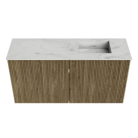 Mondiaz JOYA-DLUX 80cm toiletmeubel - kleur Dusk - Wastafel FAYE positie Rechts Zonder kraangat kleur Opalo. SW1423313