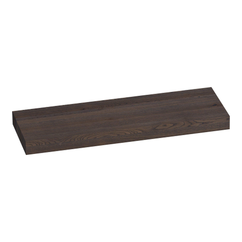 BRAUER Creek plan vasque suspendu - 140x50x10cm - lames chêne noir SW371897