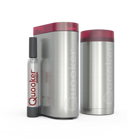 Quooker Fusion Square kokendwaterkraan - draaibare uitloop - Combi+ incl. Cube reservoir - Warm / kokend / bruisend / gefilterd water - Rosé koper SW968520