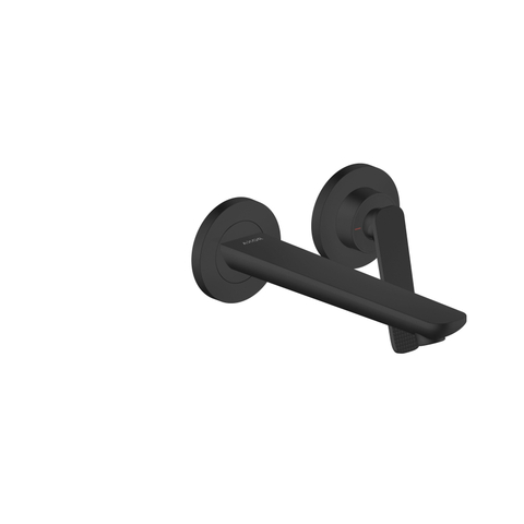 AXOR Citterio C afbouwdeel wastafelkraan - cubic cut - 2-gats - mat zwart SW1152146