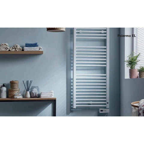 Plieger Palermo EL III Fischio Radiateur électrique horizontal 170.2x50cm 700W blanc SW160325