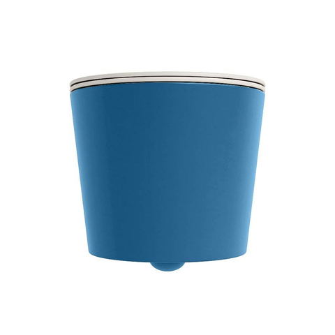 Mondiaz LAVIE hangtoilet – spoelrandloos – 36 x 53 cm – met softclose zitting – Jeans (blauw), zitting Linen (offwhite) SW1208651