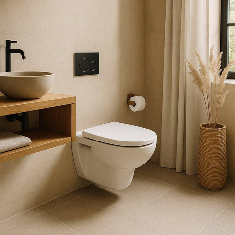 Duravit D-code Wandcloset - diepspoel - inclusief zitting - glans wit SW1377706