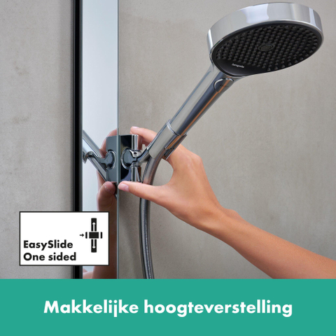 Hansgrohe RainFinity Showerpipe - 360 - 1jet - met showertablet - 350 - hoogglans chroom SW918118