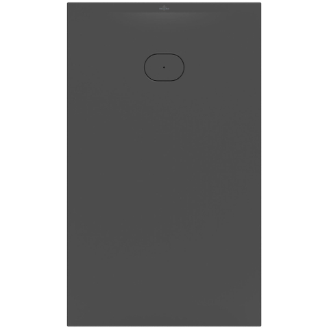 Villeroy & Boch Ecora douchebak - 150x90x3.5cm - afvoer korte zijde - anthracite (antraciet) SW1558924