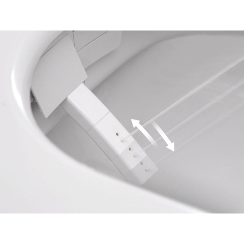 Clou Clever douche-wc – verwarmde zitting & föhn – 57 cm – glans wit SW1242493