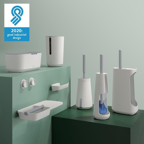 Tiger Tess Toiletrolhouder - zonder klep - zelfklevend/boren - wit SW877627