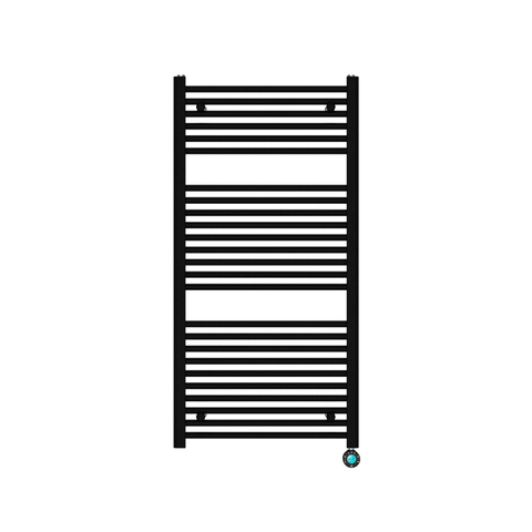 Best Design Senden elektrische radiator 120x60cm 640watt zwart mat SW811964