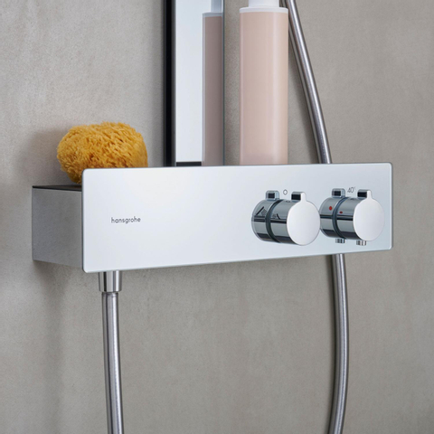Hansgrohe RainFinity Showerpipe - 360 - 1jet - met showertablet - 350 - hoogglans chroom SW918118