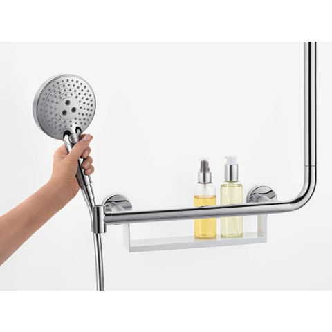 Hansgrohe Unica - glijstang Comfort - 110 cm rechts chroom/w - wit chroom SW66577