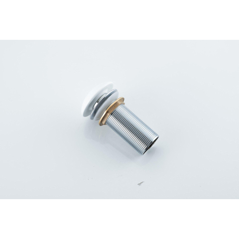 FugaFlow Eccelente Anta Bouchon de vidange à clic allongée - céramique - blanc mat SW1469096