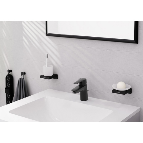Hansgrohe AddStoris Q handdoekhaak enkel - mat zwart SW651064
