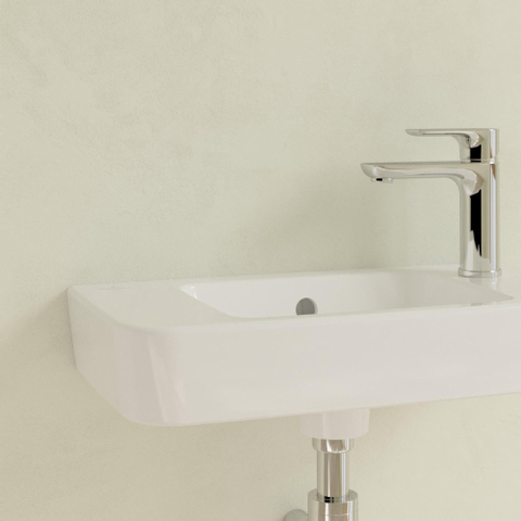 Villeroy & Boch O.novo fontein - 50x25cm m.1 kraangat - met overloop - White Alpine (glans wit) SW448395