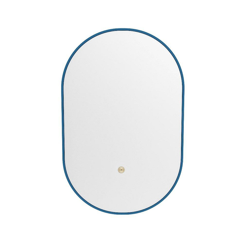 Mondiaz GLOW spiegel – ovaal – 45x90 cm – indirecte LED rondom – bewegingssensor – Jeans (blauw) SW1105154