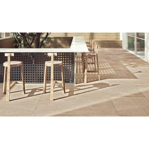 ÉCHANTILLON Ceralto Tesselo Uno Carrelage sol et mur 60x60cm 10mm rectifié R10 grès cérame Ambra SW976539