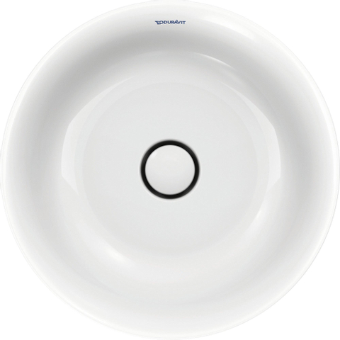 Duravit white tulip lavabo de comptoir 43x43cm céramique rond blanc brillant SW640494