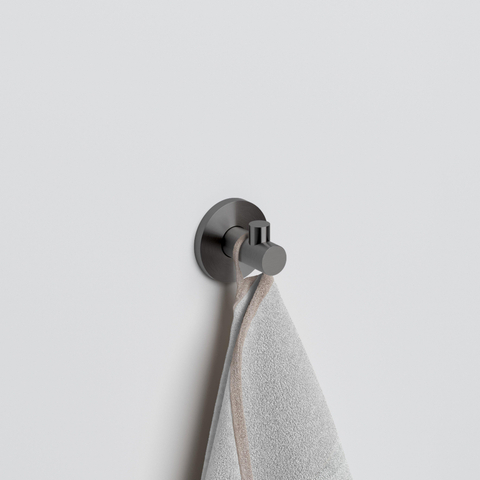 Clou Kaldur crochet simple gunmetal brossé PVD SW917351
