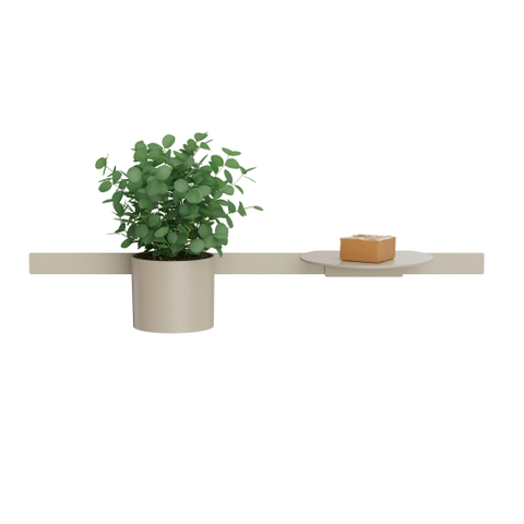 Hansgrohe WallStoris Planet Edition wandbalk - 70cm - mat zand (beige) SW918380