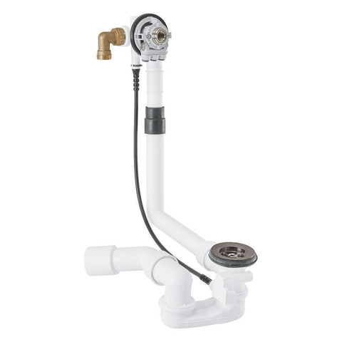 Grohe Talentofill Badafvoer - badvuller - voor normale baden - hard graphite (antraciet) SW444484