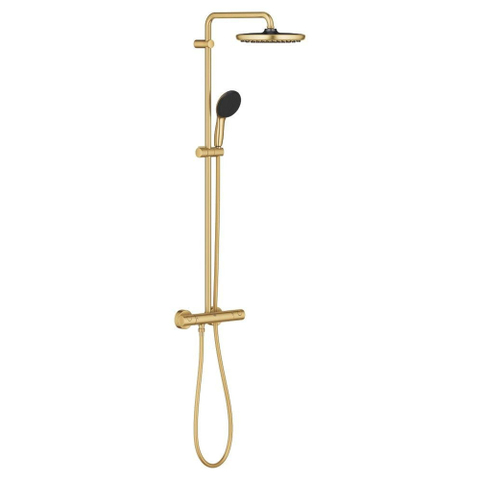 GROHE Vitalio Start doucheset - met thermostaat - geborsteld cool sunrise (goud) SW1590077
